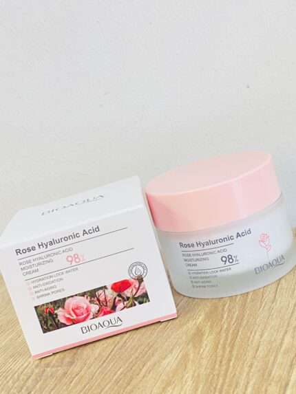 Crema Hidratante con Acido Hialuronico De Rosas