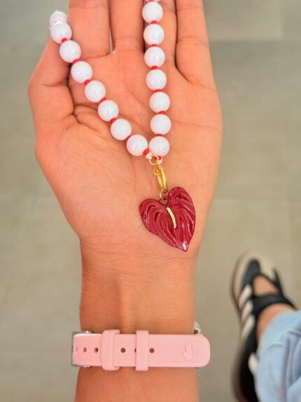 Collar Hoja Roja