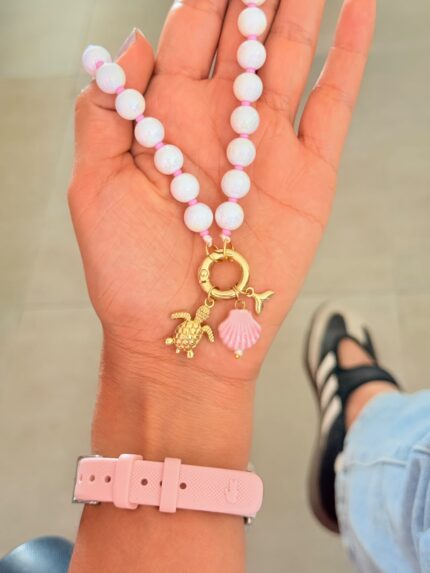 Collar Tortuga x 3 rosa