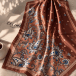 Pañoleta Chocolate Paisley