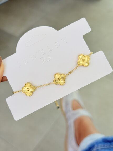 Pulsera Trebol Dorado